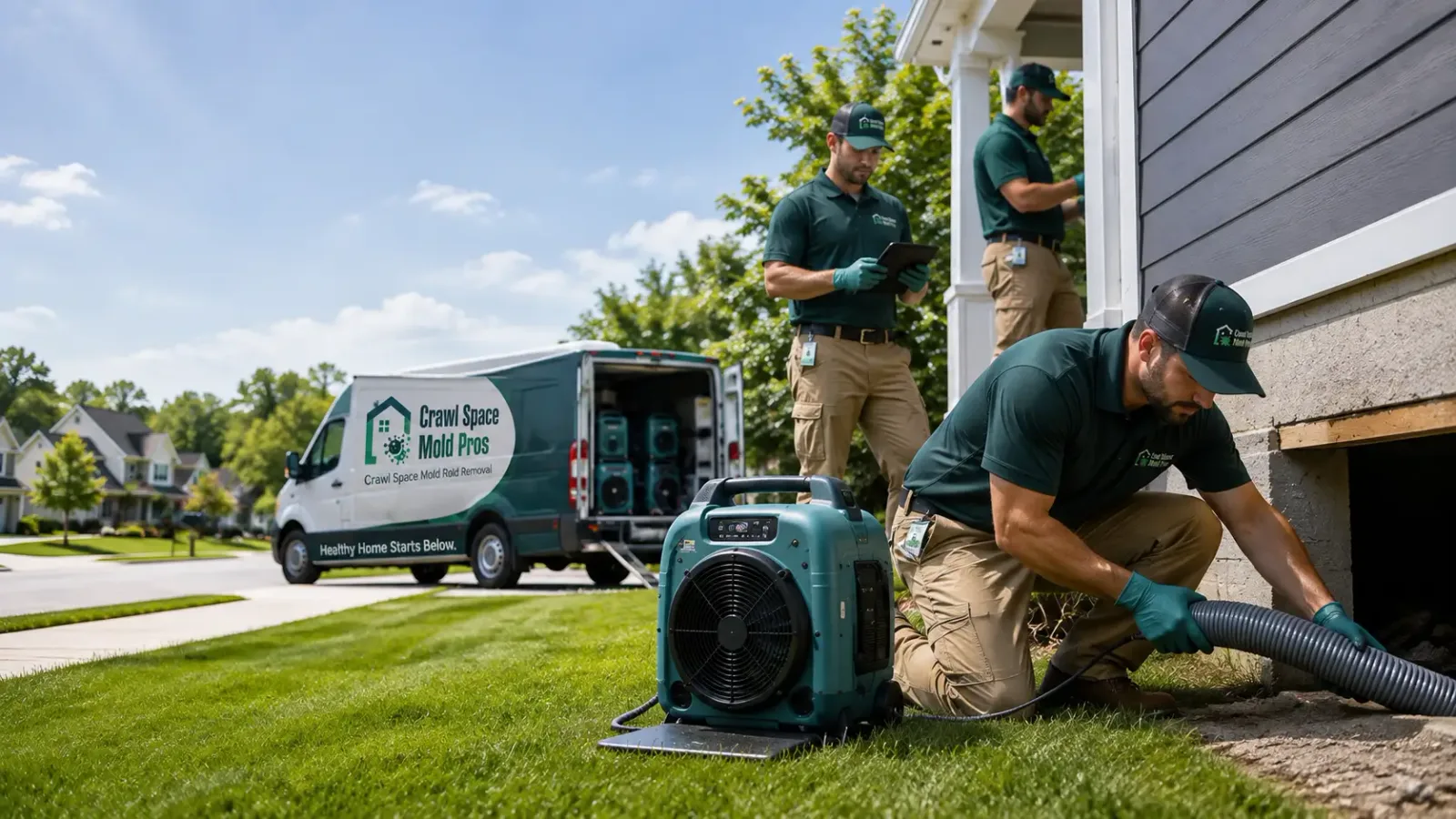 Crawl Space Mold Removal in Forksville, PA